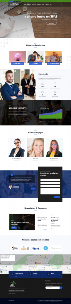 Vista de Home: RedEnlace - #WebDesign #DiseñoWeb -- El blog de aleare.design